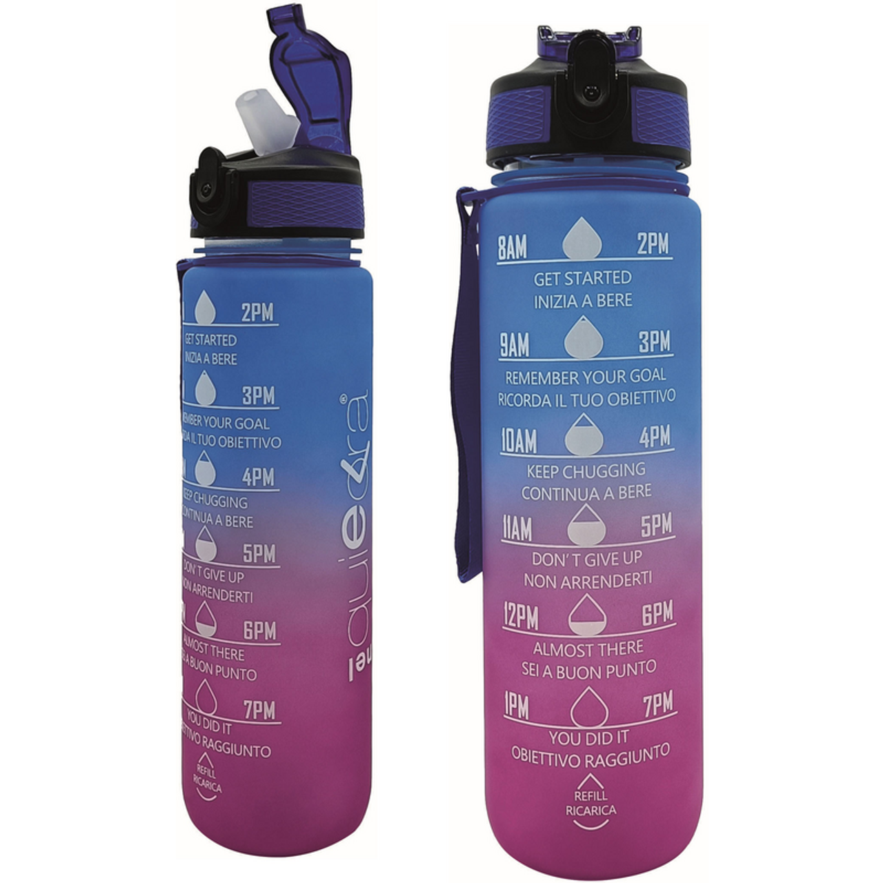 BORRACCIA MOTIVAZIONALE BLUE FUCSIA 1 LITRO