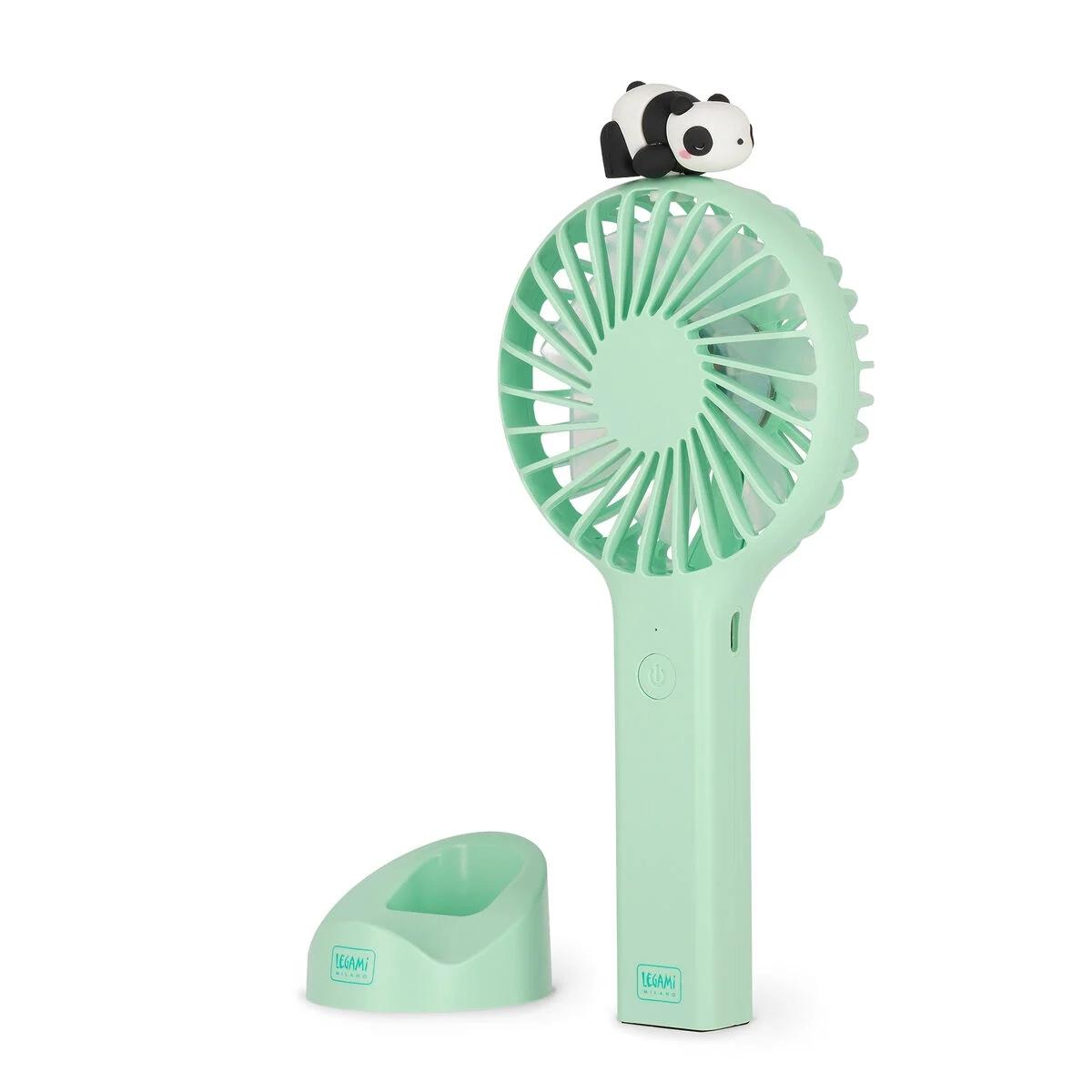 Legami - ventilatore portatile ricaricabile con base - mini fan