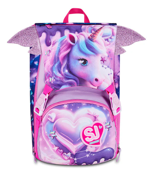 SEVEN ZAINO ESTENSIBILE BIG SJ GANG GLOW LED UNICORN GIRL