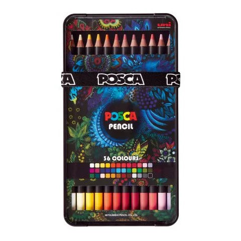 Matite colorate a base d’olio Posca Pencil
