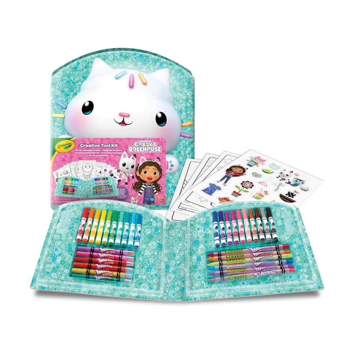 Valigetta creativa gabby's dollhouse crayola