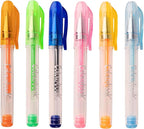 Colourbook Gelly - Set Mini Penne Gel Colorate, Bustina Con Zip, 6 Colori