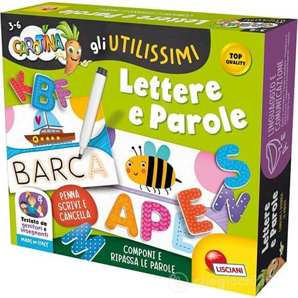 Lisciani: Carotina - Gli Utilissimi Lettere E Parole