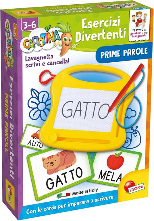 Lisciani: Carotina Esercizi Divertenti Prime Parole