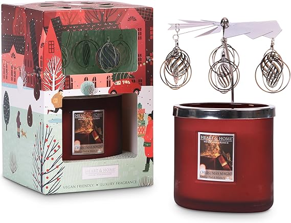 HEART & HOME - Candela Profumata Confezione Regalo Natalizia