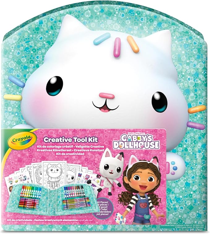 Valigetta creativa gabby's dollhouse crayola