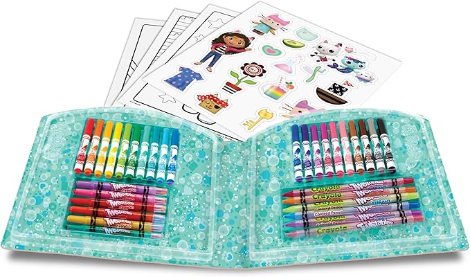 Valigetta creativa gabby's dollhouse crayola