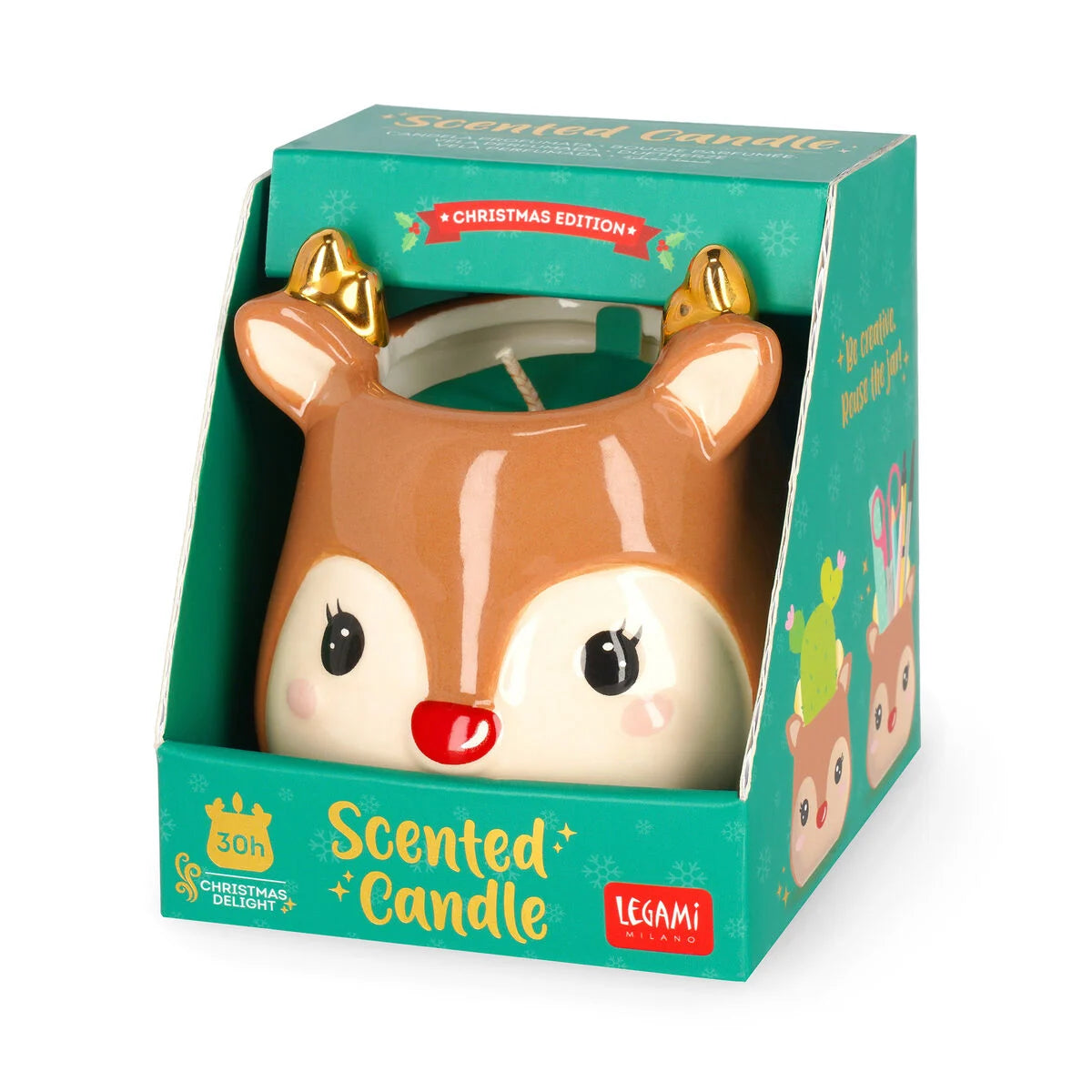 Candela Profumata Reindeer - Scented Candle