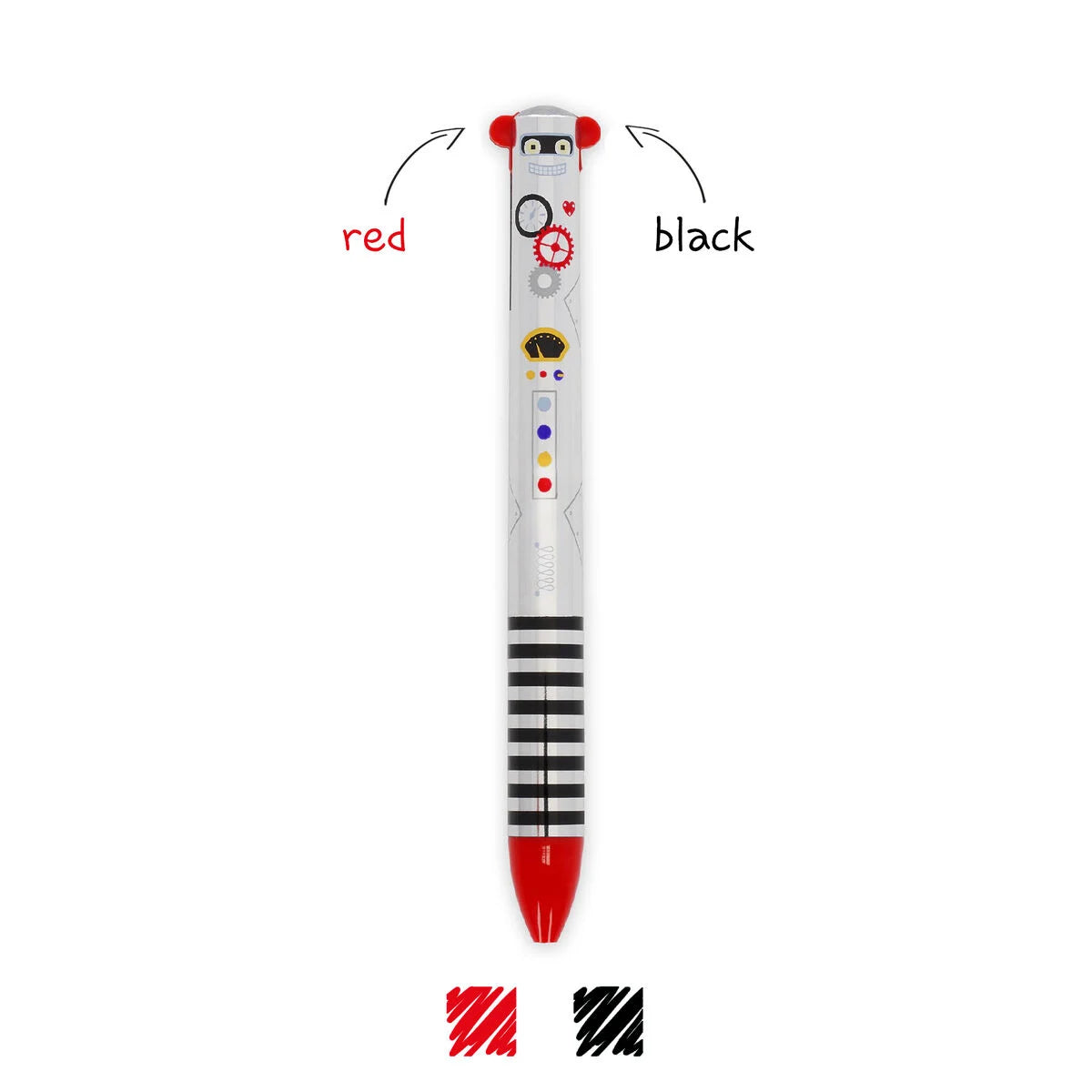 Penna a Sfera Due Colori Robot - Click&Clack