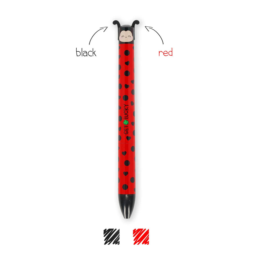 Penna a Sfera Due Colori Ladybug - Click&Clack