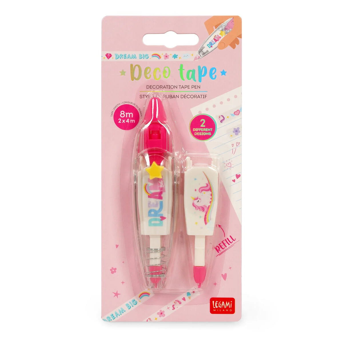 Penna a Nastro per Decorazione Unicorn - Deco Tape