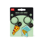 Portachiavi in Metallo Smaltato - Pizza - What a Key Ring!