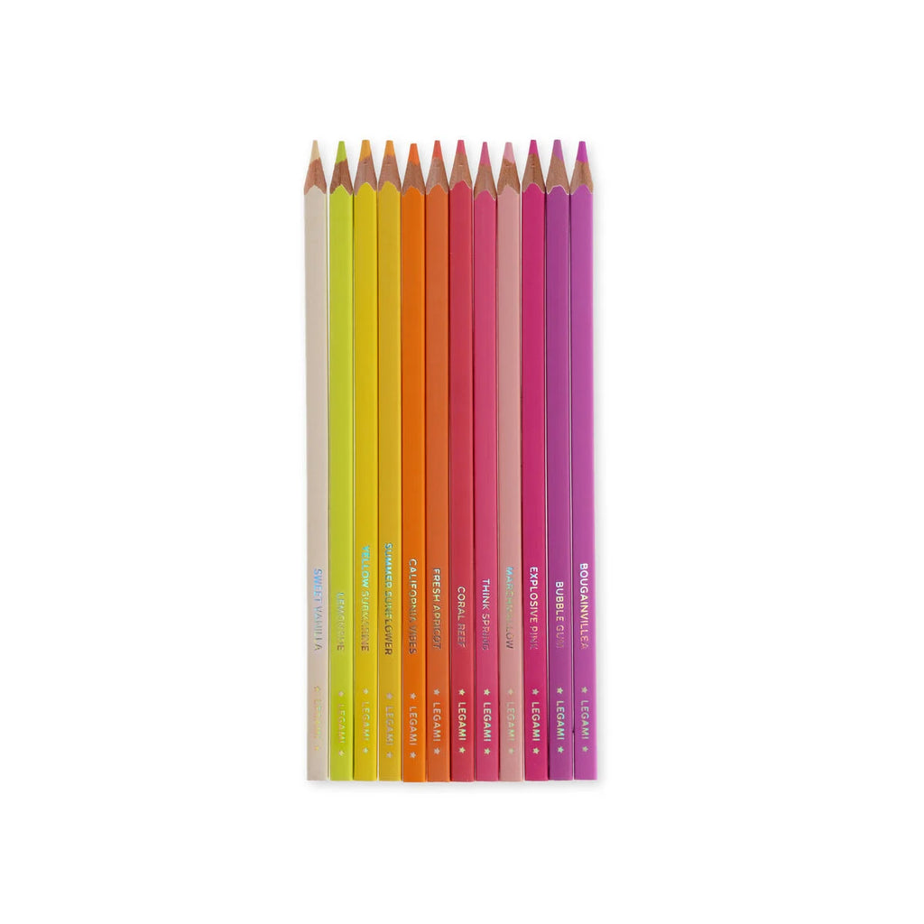 Set di 12 Matite Colorate Sunset Palette - Live Colorfully