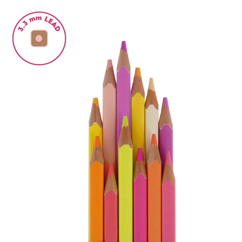 Set di 12 Matite Colorate Sunset Palette - Live Colorfully