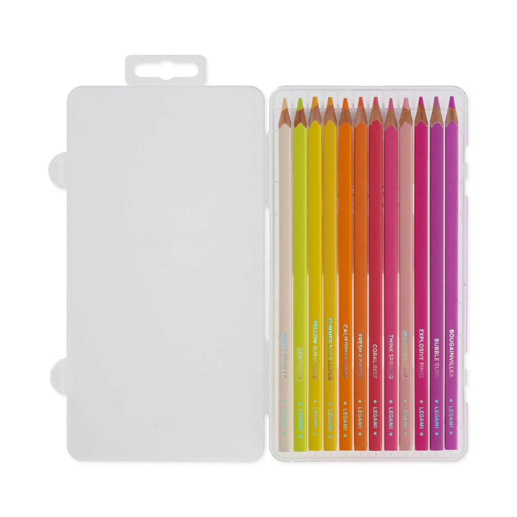 Set di 12 Matite Colorate Sunset Palette - Live Colorfully