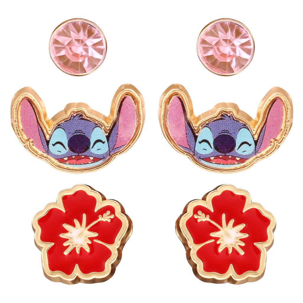 Disney Stitch Set 3 paia di orecchini