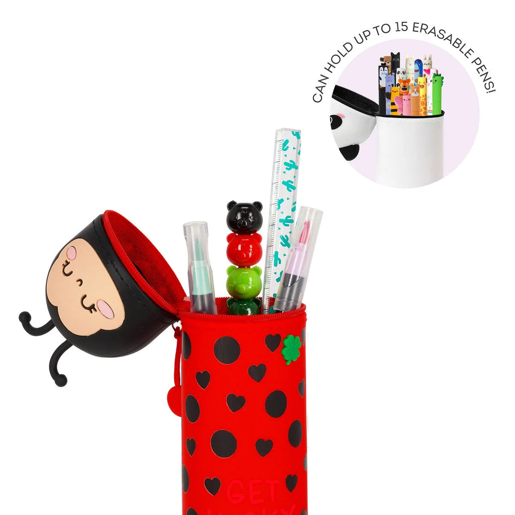 Astuccio 2-in-1 in Silicone Ladybug "Get Lucky"