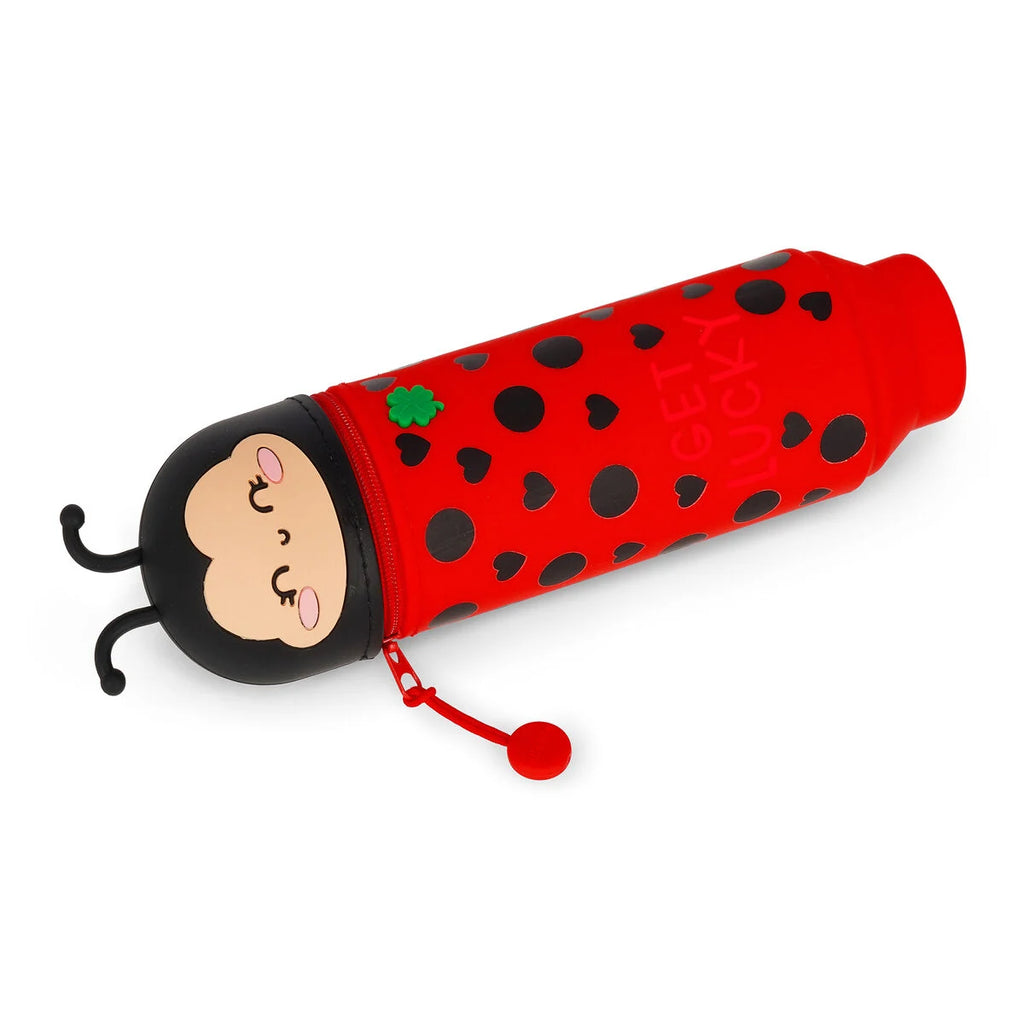 Astuccio 2-in-1 in Silicone Ladybug "Get Lucky"