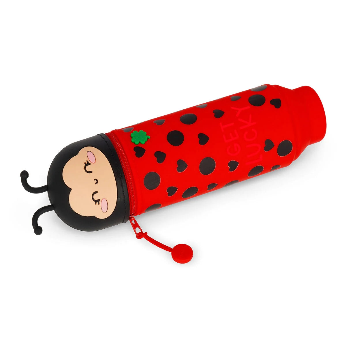 Astuccio 2-in-1 in Silicone Ladybug "Get Lucky"