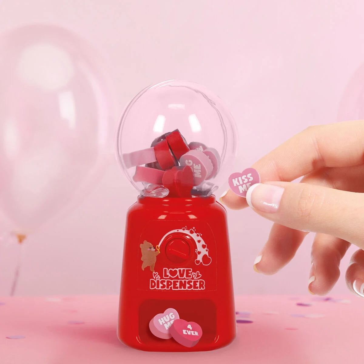Mini Distributore Gomme per Cancellare - Love Dispenser