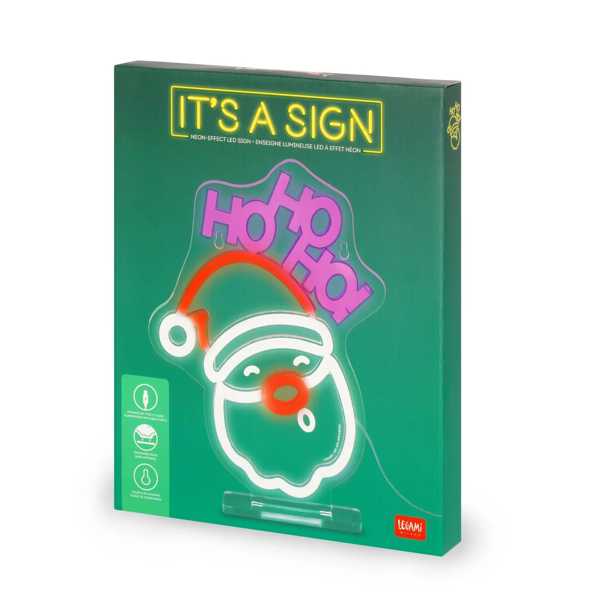 Lampada Led Effetto Neon - Santa Claus - It's a Sign