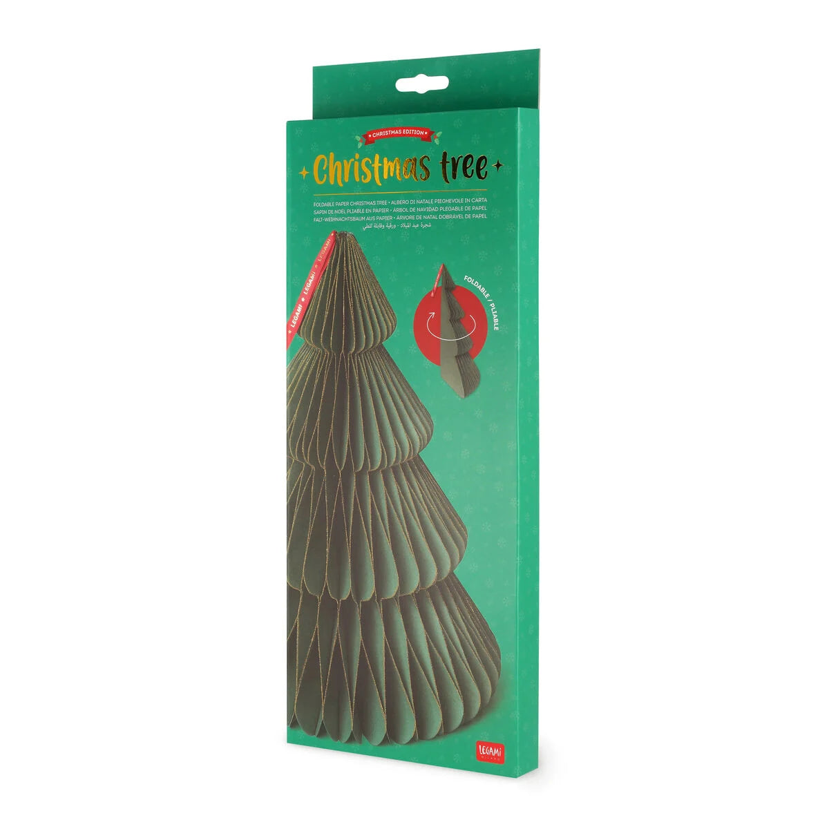 Albero di Natale Pieghevole in Carta