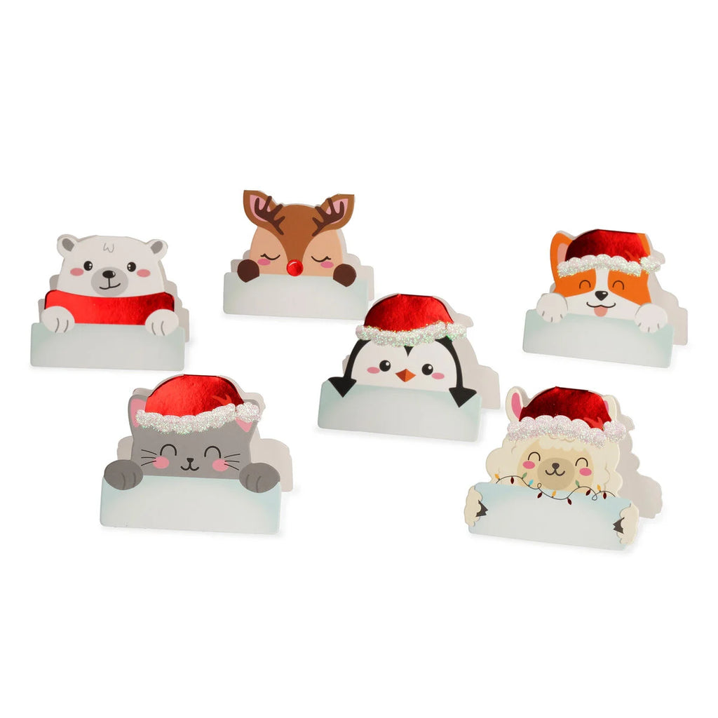 Set di 12 Segnaposto Natalizi
