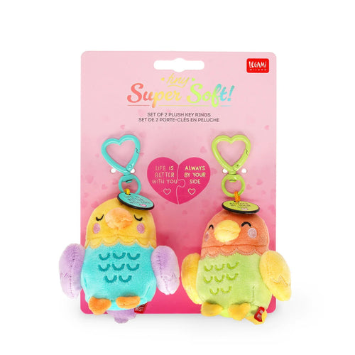 2 Portachiavi con Peluche - Super Soft! - Tiny