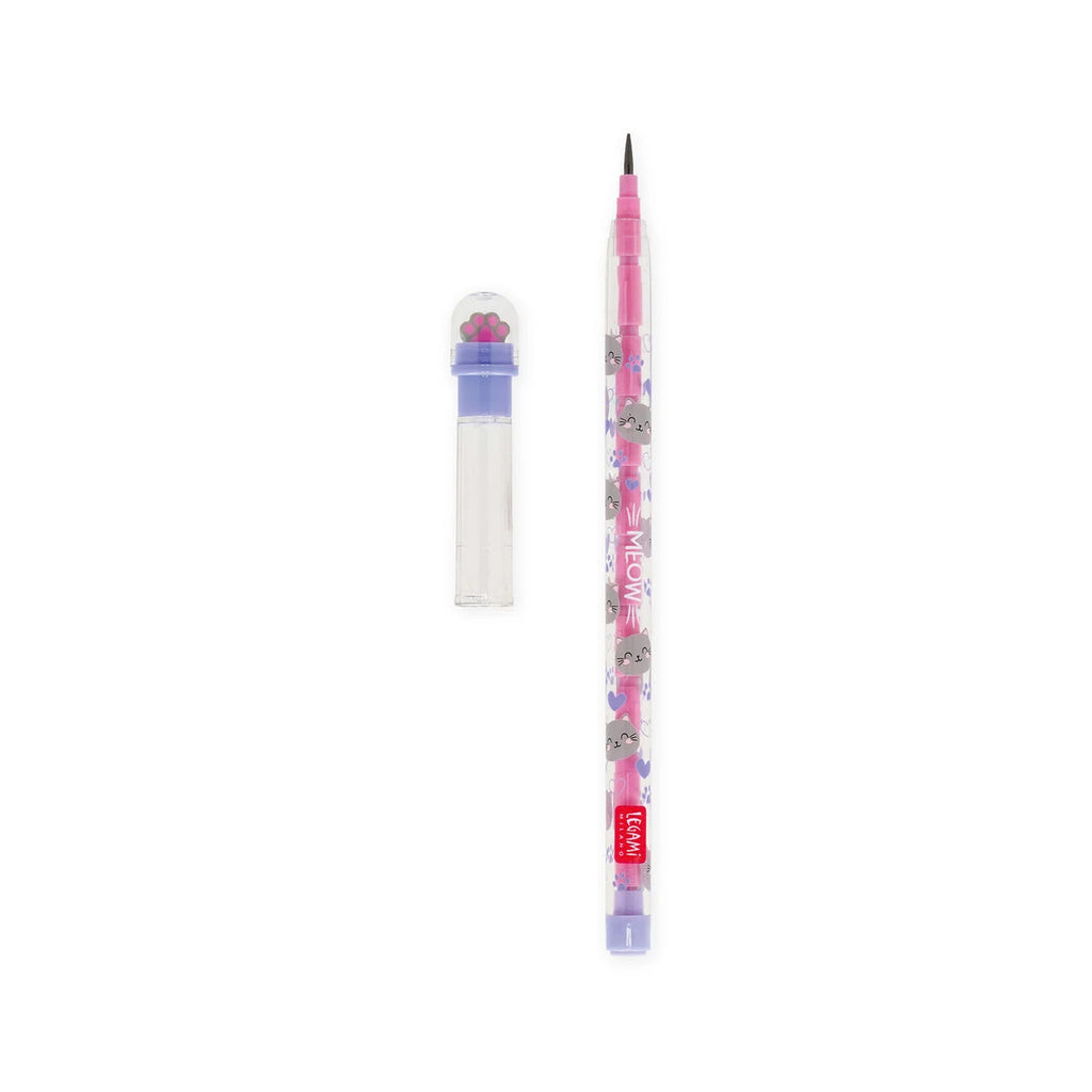 Matite Impilabili con Gomma Kitty - Take A Tip
