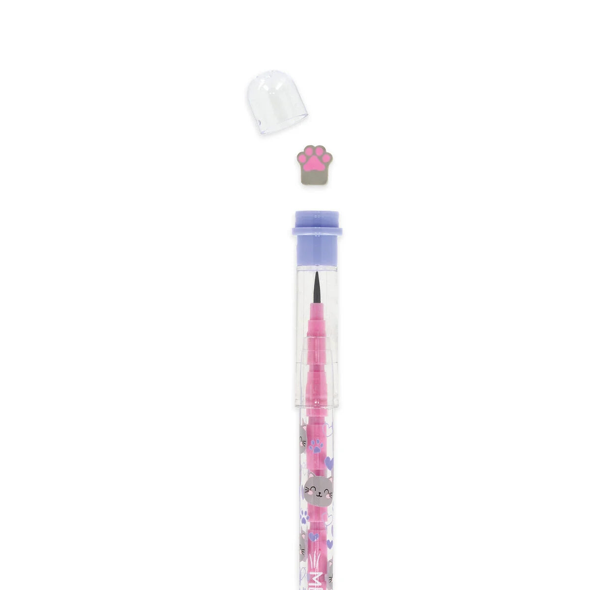 Matite Impilabili con Gomma Kitty - Take A Tip