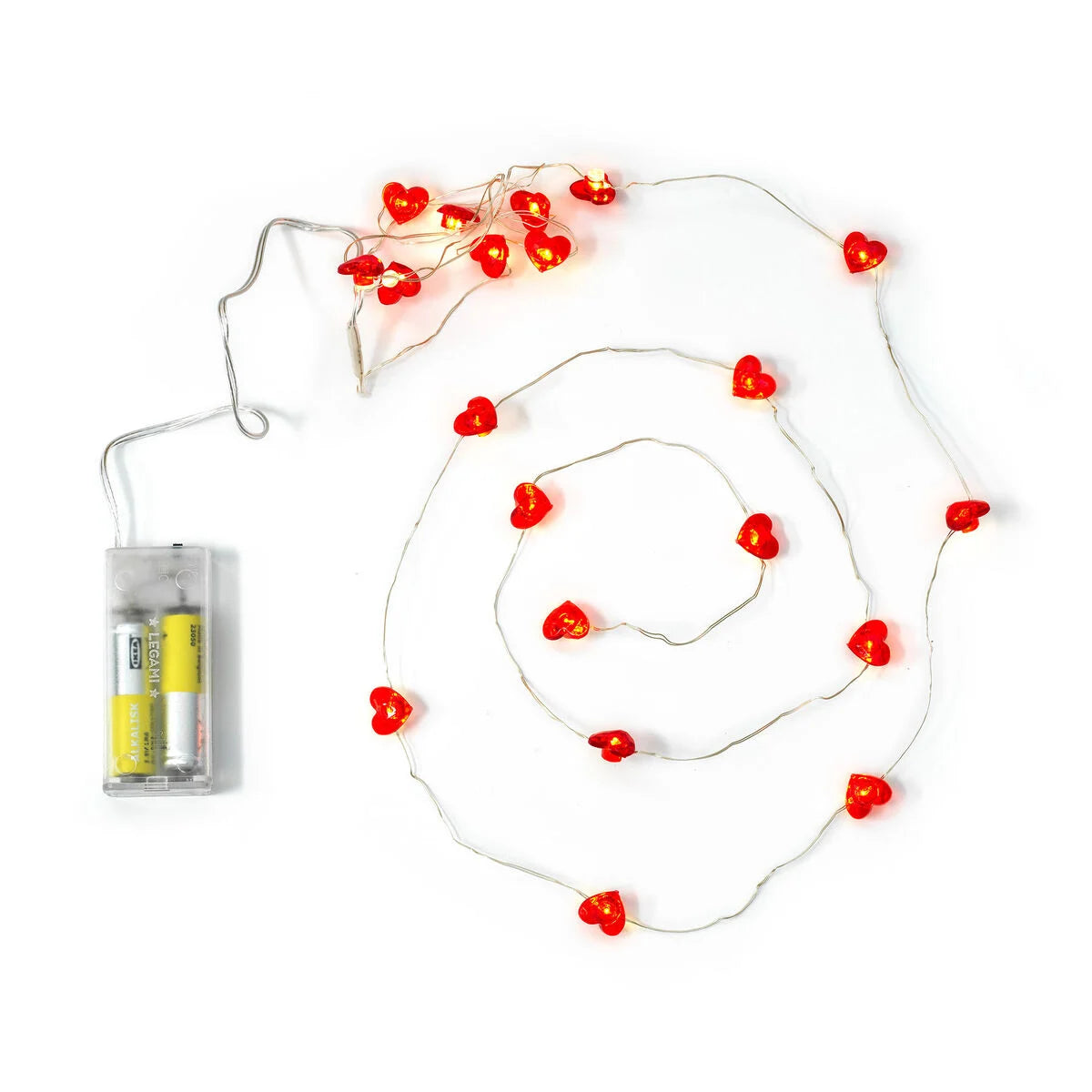 Filo di Luci Led a Forma di Cuore - Love At First Light