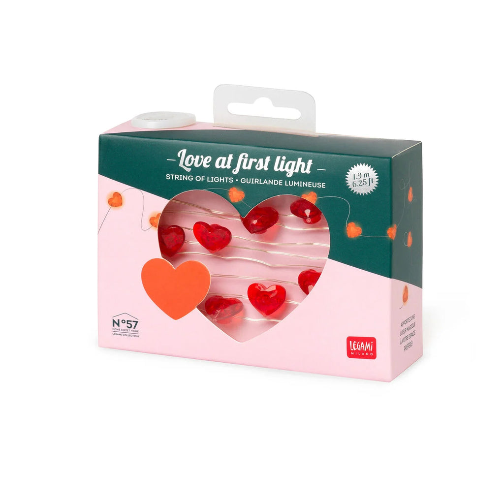 Filo di Luci Led a Forma di Cuore - Love At First Light