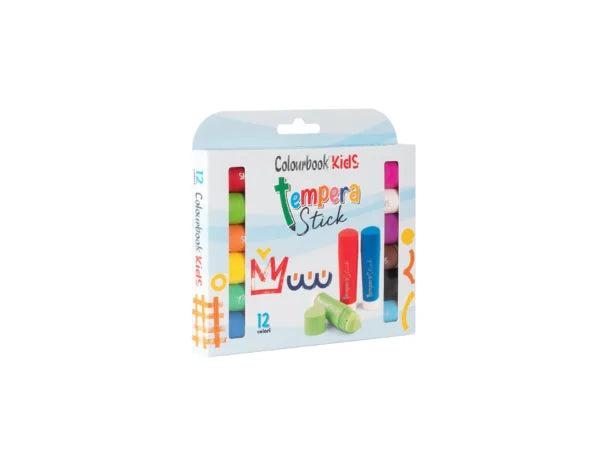 Tempera Stick Jumbo 12 colori