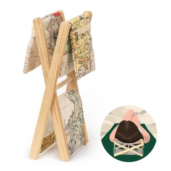 Poggiatesta in Legno Wooden Headrest Travel