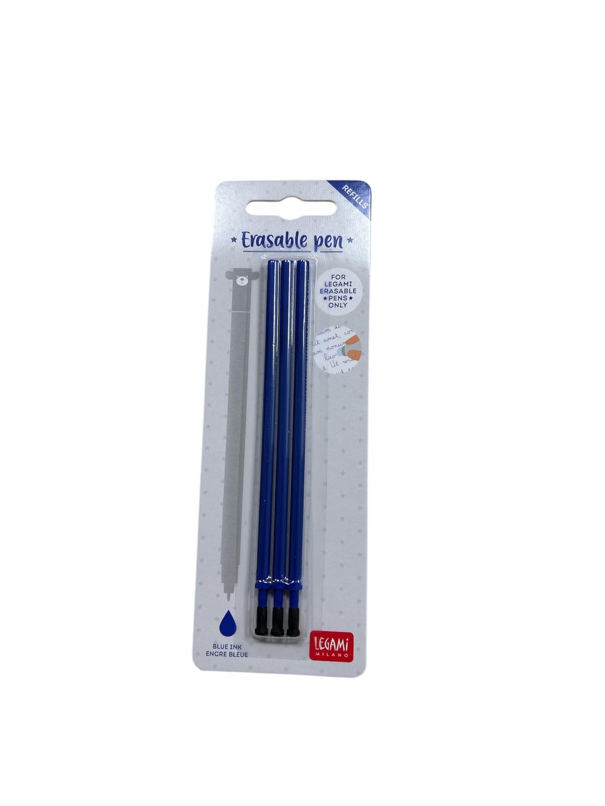 Set di 3 Refill per Penna Gel cancellabile