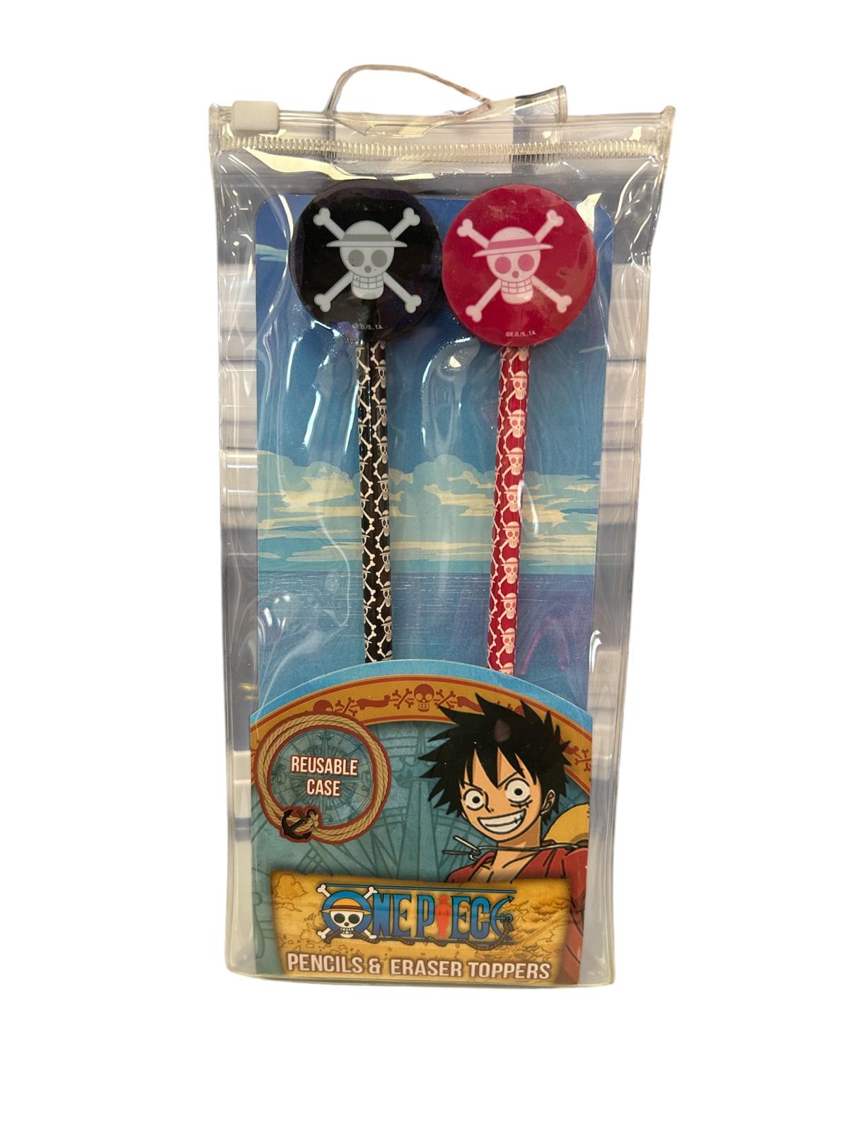 Set di 2 Matite con Gomma ONEPIECE