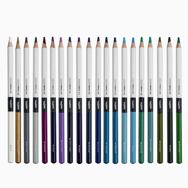 CARIOCA Plus Matite Colorate 4.0 Scatola Rigida - 40 Pz