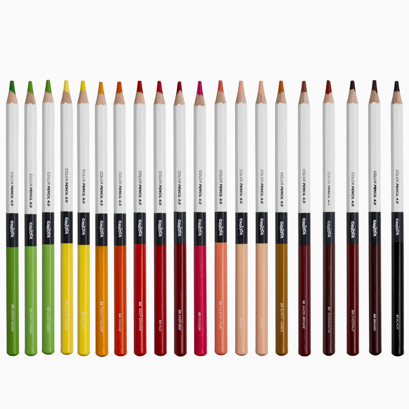 CARIOCA Plus Matite Colorate 4.0 Scatola Rigida - 40 Pz