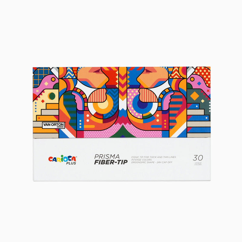 CARIOCA Plus Pennarelli Prisma Scatola Rigida - 30 Pz