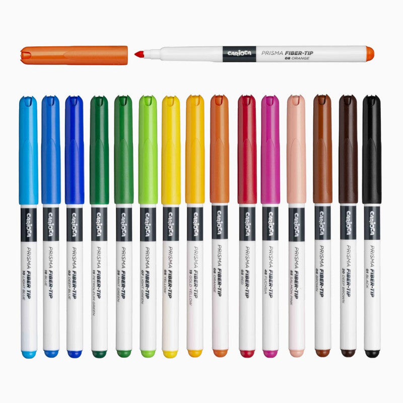 CARIOCA Plus Pennarelli Prisma Scatola Rigida - 30 Pz