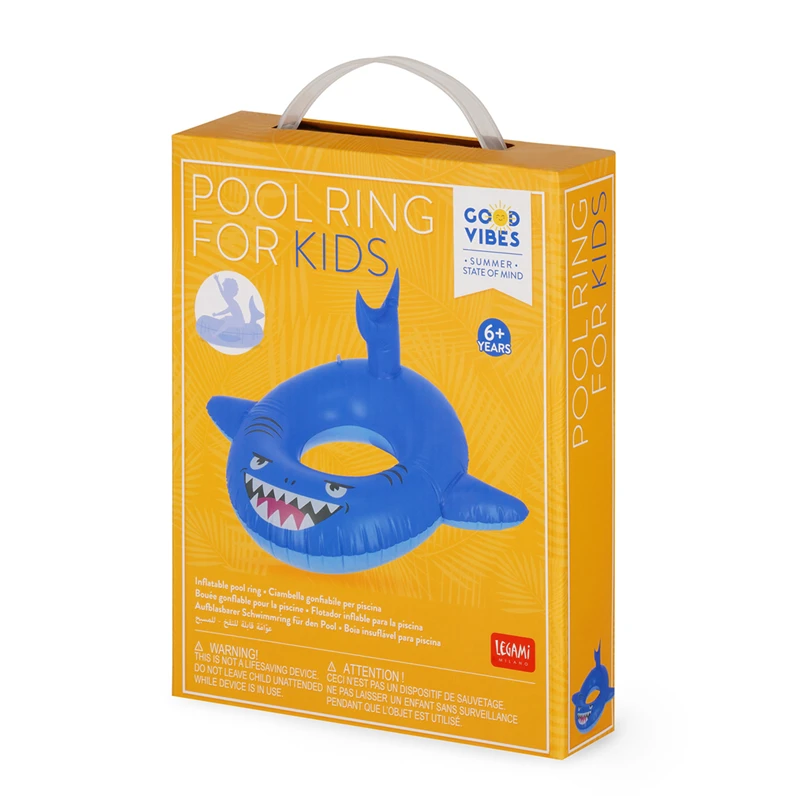 Ciambella Gonfiabile Piscina Pool Ring Shark