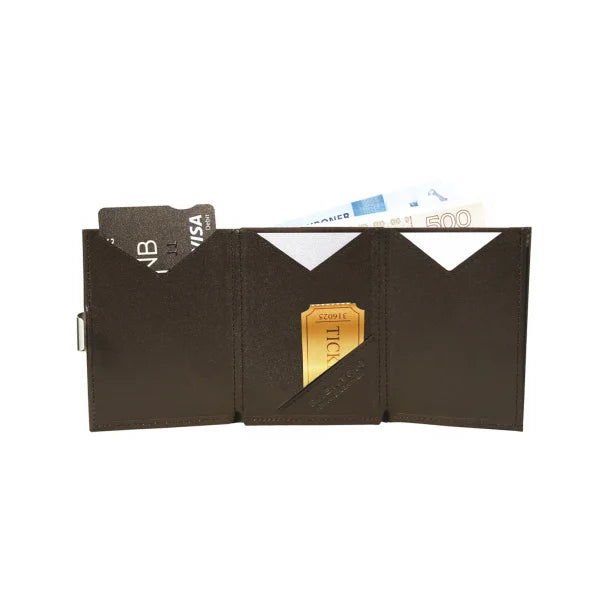 Portafoglio EXENTRI Marrone (Personalizzazione)
