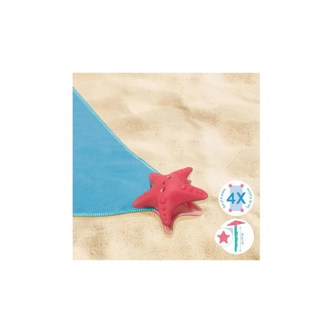 Set Di 4 Picchetti Ferma Telo Mare Beach Towel Anchor Stakes | Legami