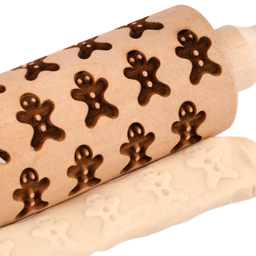 Matterello decorativo per biscotti di Natale