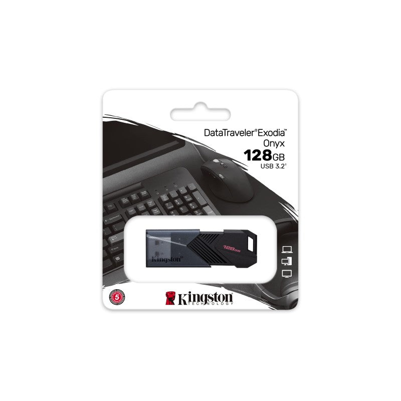 Pendrive Kingston DataTraveler Exodia Onyx Chiavetta USB da 128 GB