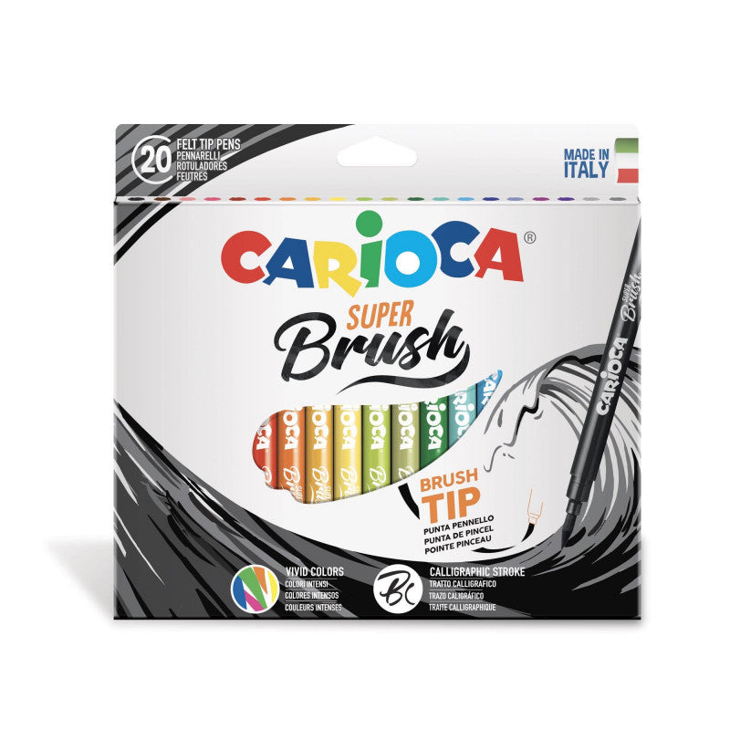 Pennarelli Super Brush - 20 Pz