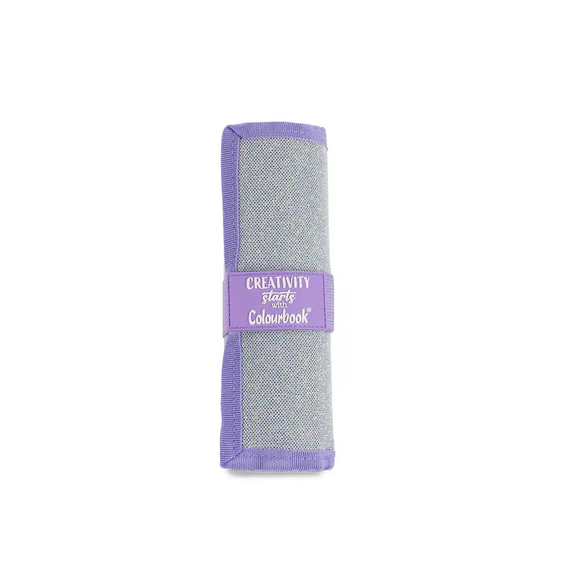 Rotolo portapastelli Glitter – 24 matite colorate Creativity Starts with Colourbook