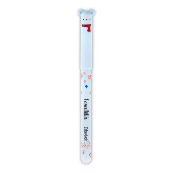 Set 2 penne gel cancellabili Beary Merry Christmas