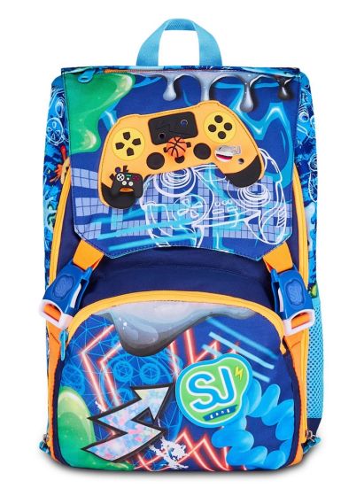 Zaino scuola SJ estensibile Big Joyful Pins Boy